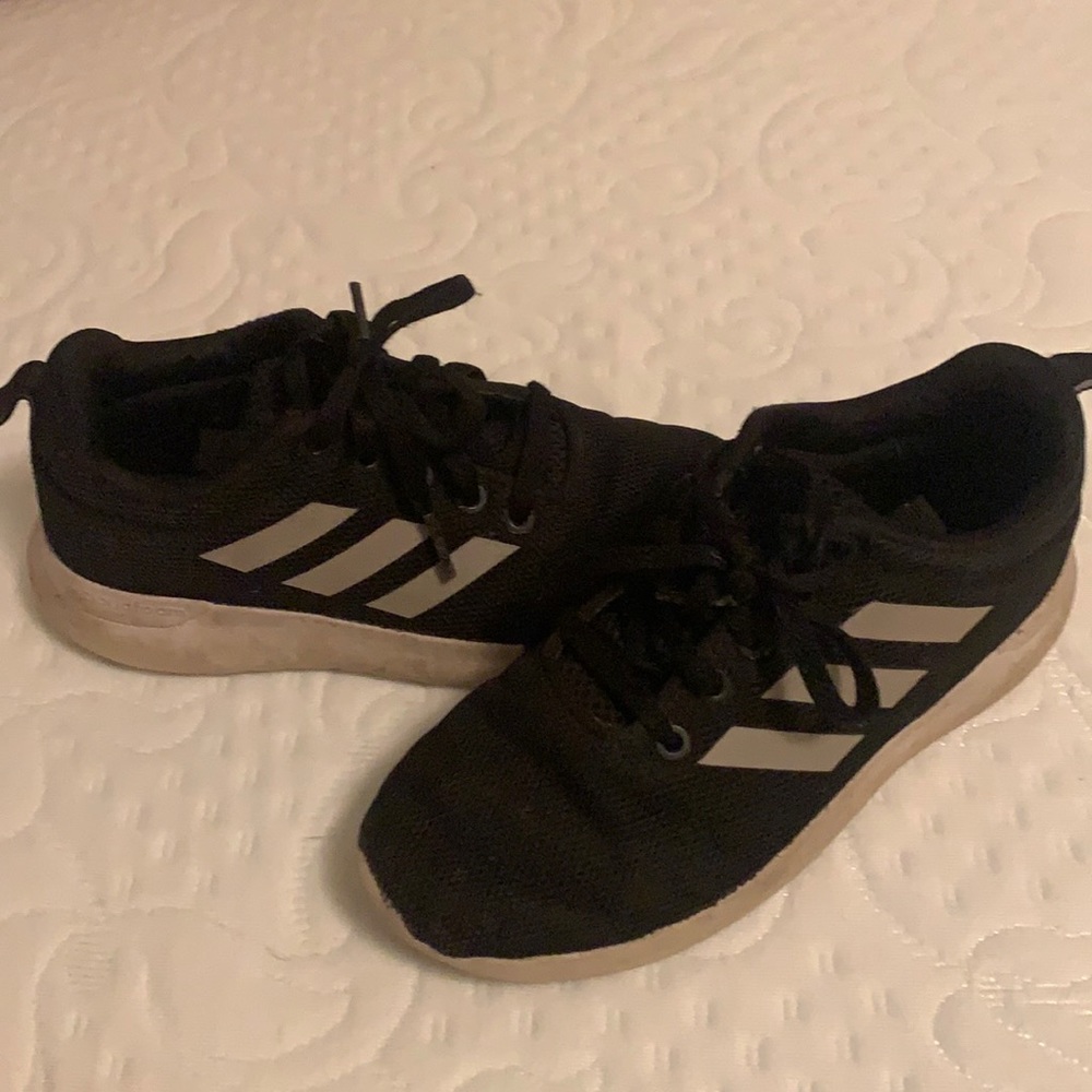 Black and sliver adidas